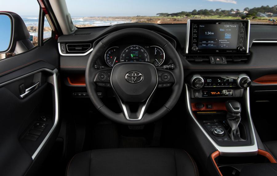 Панель приборов Toyota RAV4 Adventure 2018 года  (NA) (фото 160 из 196)